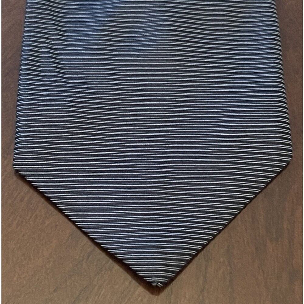 Express Design Studio Black 100% Italian Silk Men’s Neck tie Made In USA